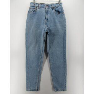 VINTAGE Levis 551 Jeans 10 Long Relaxed Fit Tapered Leg Denim 90s USA